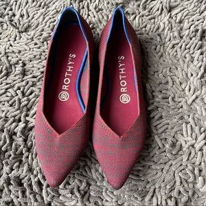 Rothy’s Crimson Heather Points